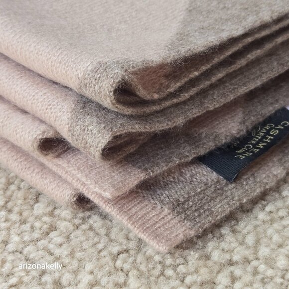 NWOT Cashmere Scarf Diamond Argyle Wrap Charter Club - Picture 12 of 12